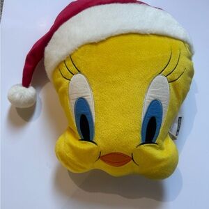 Warner Bros. Tweety Pillow with Red and Yellow Colors
